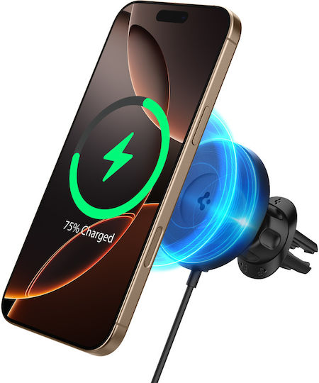 Spigen SGP OneTap Pro 4 Qi2 Gerätehalterung mit Kabelloser Ladung 15W MagSafe Schwarz Spigen SGP OneTap Pro 4 Qi2 Gerätehalterung mit Kabelloser Ladung 15W MagSafe Schwarz