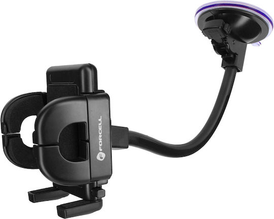 Suport telefon auto cu ventuză, braț lung 27cm Forcell negru Suport telefon auto cu ventuză, braț lung 27cm Forcell negru