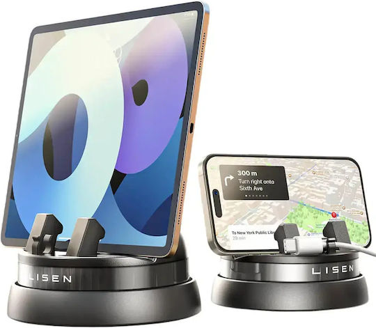Lisen 360° Rotatable Dashboard Car Holder Secure Fit Non-slip Black Lisen 360° Rotatable Dashboard Car Holder Secure Fit Non-slip Black