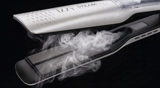 Steam Pro IZ-7106 224898 Placă de Îndreptat Părul cu Abur cu Plăci Ceramice 65W