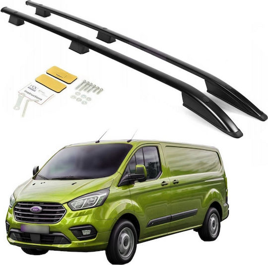 Roof Rails Ford Transit Custom Short 2012-2023 Color Black L1 Roof Rails Ford Transit Custom Short 2012-2023 Color Black L1