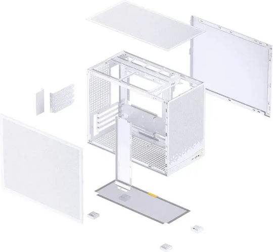 D32 STD Mesh Mini Tower Computer Case White