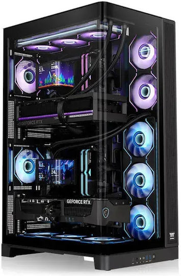 Capo X Gaming Full Tower Computer Case with Side Window Black