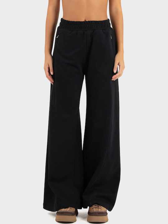 Flared Sweatpants Black