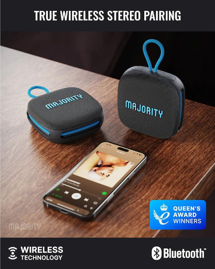 M1 Ηχείο Bluetooth 12W με Διάρκεια Μπαταρίας έως 70 ώρες Μαύρο