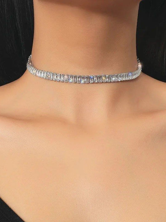 Choker aus Stahl, Lila Choker aus Stahl, Lila