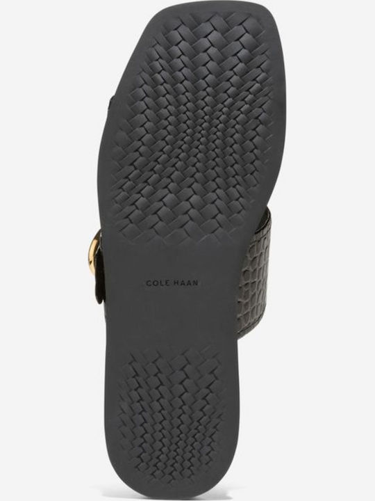 Oaklynn Leather Women's Black Sandals