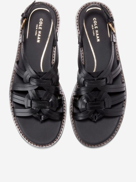 Kami Leather Women's Black Sandals