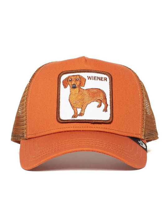 Шапка с козирка Wiener Dawg Куче Оранжева Goorin Bros Шапка с козирка Wiener Dawg Куче Оранжева Goorin Bros