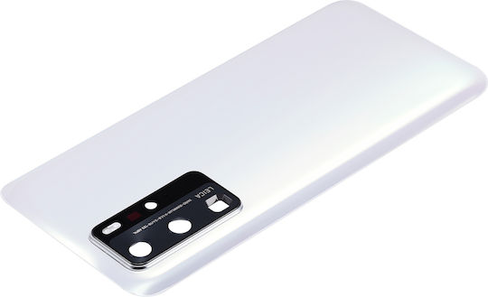 Задно стъклено капаче с камера обектив Huawei P40 Pro ледено бяло