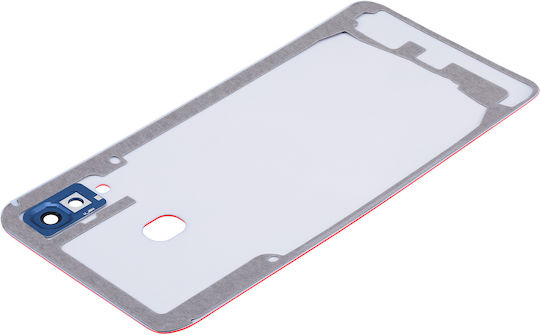 Back Cover Glass Camera Lens Samsung Galaxy A30 A305 2019 Aftermarket Plus Red