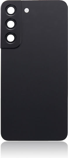 Back Cover Glass Camera Lens Samsung Galaxy S22 5g No Logo Aftermarket Plus Phantom Black