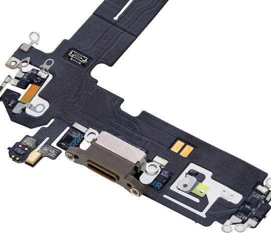 Лентов кабел за порт за зареждане за iPhone 12 Pro, Aftermarket Plus, Златист