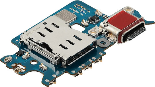 Charging Port Board Sim Card Reader Samsung Galaxy S22 5g S9010 Dual Sim Version Premium