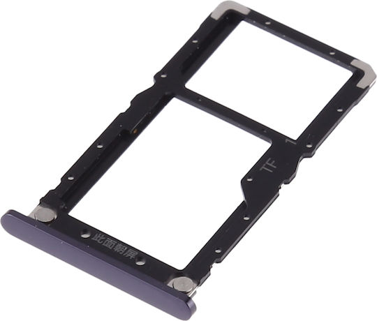 Dual Sim Card Tray Xiaomi Mi 8 Lite Midnight Black
