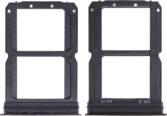 Dual Sim Card Tray Oneplus 6t A6010 A6013 Midnight Black