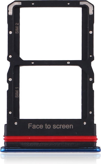 Dual Sim Card Tray Xiaomi Mi 10 Lite 5g Aurora Blue