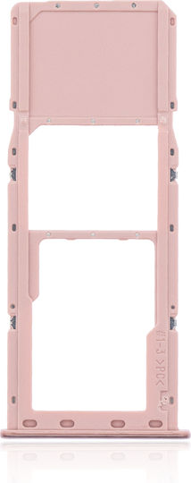 Единична SIM поставка Samsung Galaxy A71 A715 2020 Prism Crush Розова