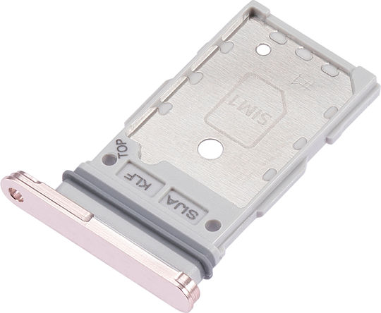 Dual Sim Card Tray Samsung Galaxy S22 S22 Plus Pink Gold