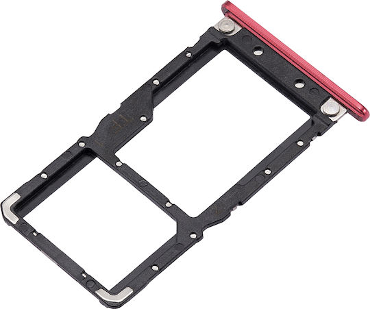 Dual Sim Card Tray Xiaomi Mi 8 Lite Red