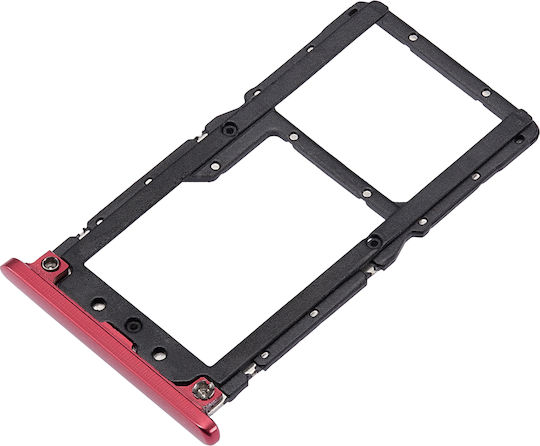 Dual Sim Card Tray Xiaomi Mi 8 Lite Red