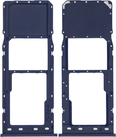 Single-SIM-Kartenhalter Samsung Galaxy A10 A105 2019 Blau