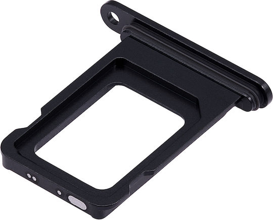 Единична поставка за SIM карта за iPhone 15 15 Plus Черна