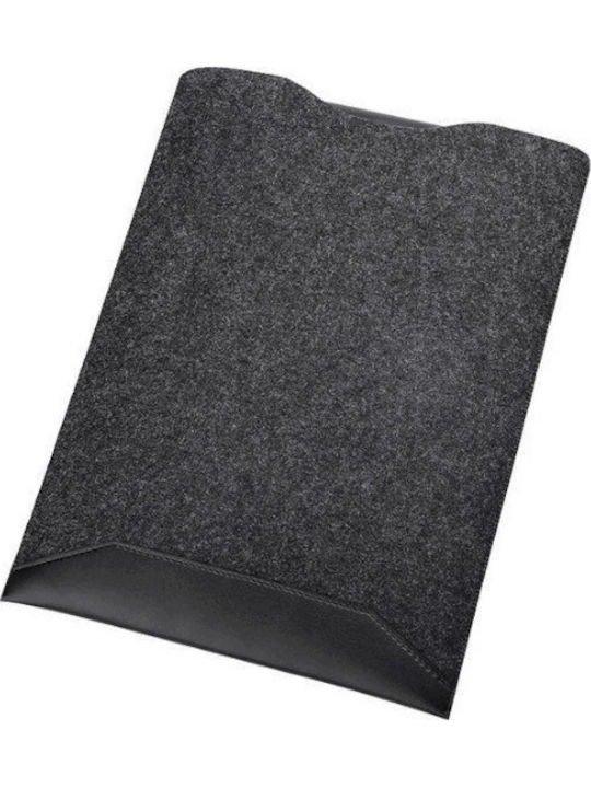 Edman Minimalist M15p Laptop Sleeve Accessory Pocket Apple Macbook Air 15.4″ 38 X 27 X 0.5 Cm Mouse Pad Leather Fabric Black