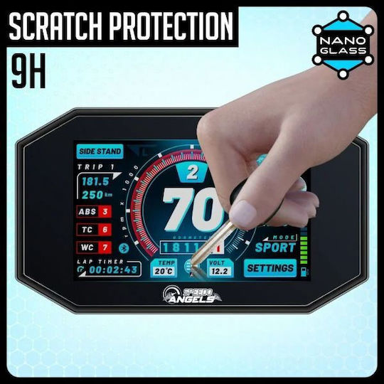 Speedo Angels Nano Glass Honda CRF 1100L Африка Туин Adventure Sports/NT 1100 Комплект от 2 Ултрапрозрачни Протектора за Дисплея на Таблото