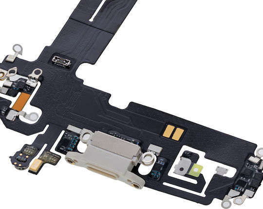 Charging Port Flex Cable Iphone 12 Pro Aftermarket Plus Silver