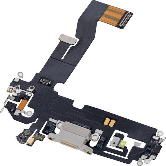 Charging Port Flex Cable Iphone 12 Pro Aftermarket Plus Silver