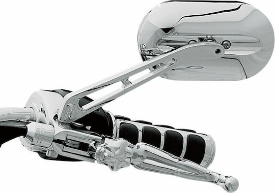 Kuryakyn Motorradrückspiegel 2Stück Silber