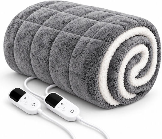 Kraft World King Size Electric Blanket Grey 280W 180x200cm