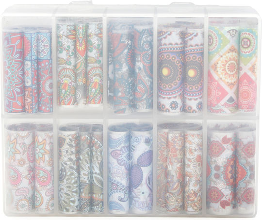 Global Fashion Foil Set 10 Pieces Colored 44