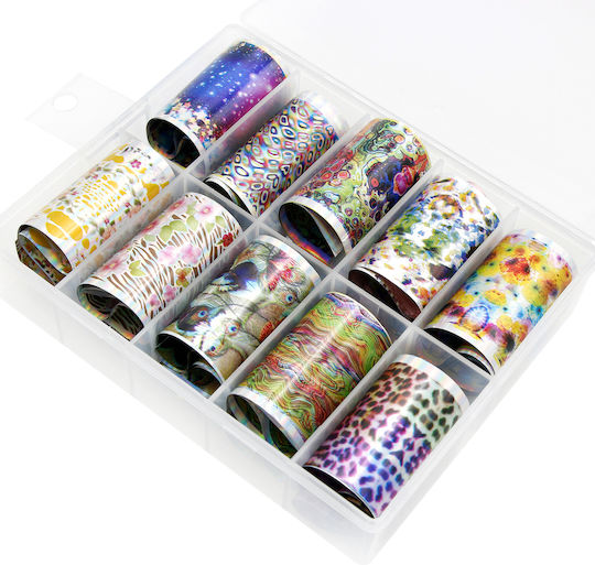 Global Fashion Foil Set 10 Pcs Colored 45