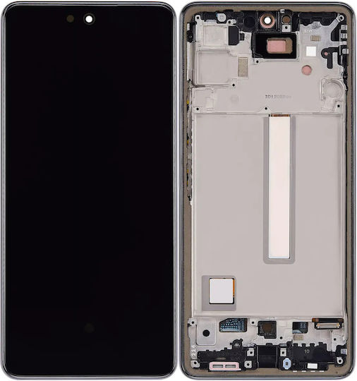 Oled Assembly Frame Samsung Galaxy A53 5g A536 2022 6.46" Aftermarket Plus Black