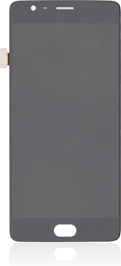 Ansamblu OLED fără ramă OnePlus 3 OnePlus 3T Aftermarket Plus Negru