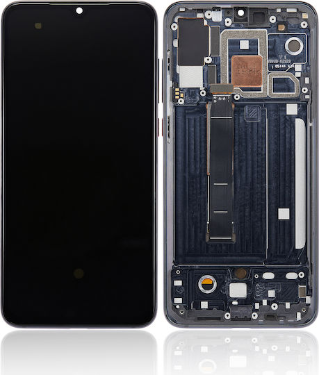 Oled модул с рамка за Xiaomi Mi 9 Pro Aftermarket Plus титаниево черен