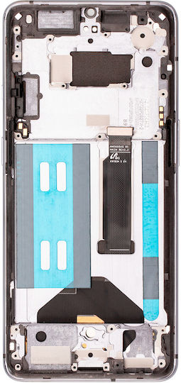 Oled Assembly Frame Oneplus 7t Aftermarket Plus Frosted Silver