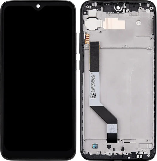 Lcd Assembly Frame Xiaomi Redmi Note 7 7 Pro Aftermarket Plus Space Black