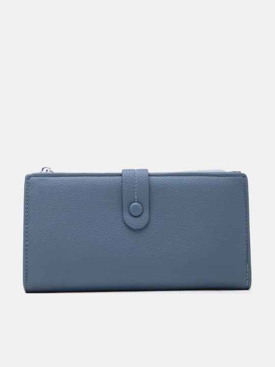 Large Women's Wallet Light Blue