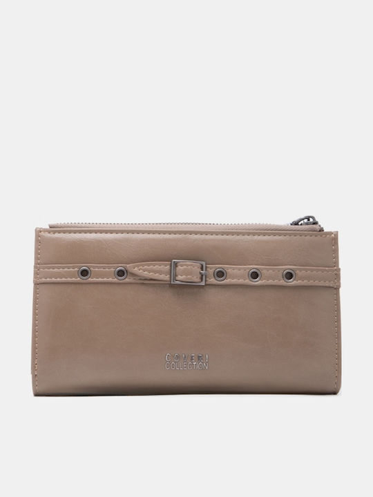 Large Women's Beige Wallet
