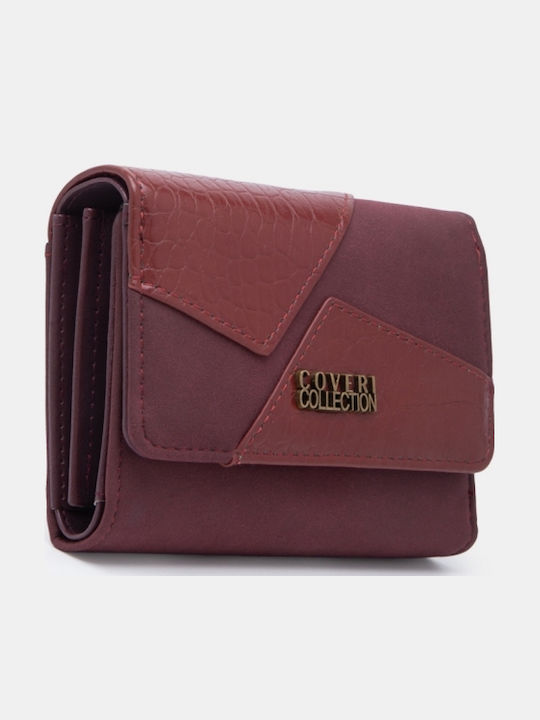 Stoff-Damenbrieftasche Bordeaux