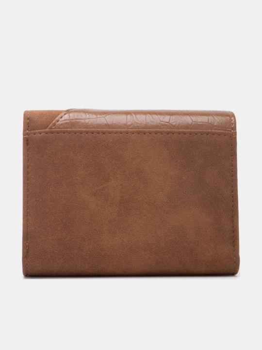 Brown Fabric Women's Wallet