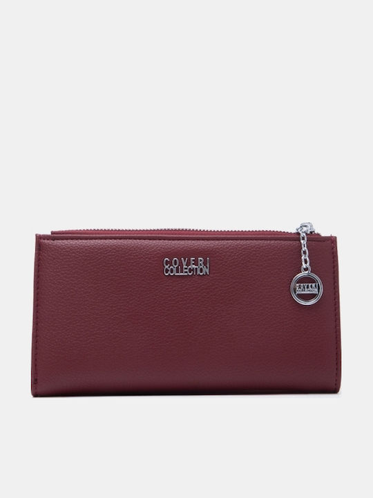 Large Women's Burgundy Wallet