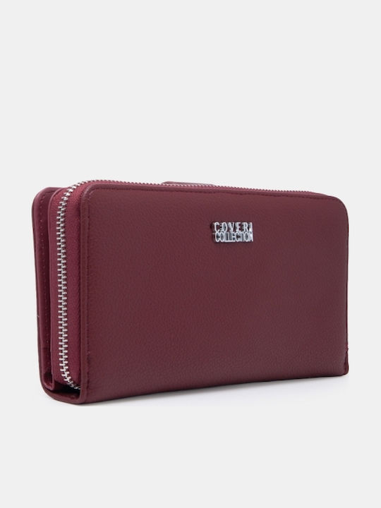 Large Women's Burgundy Wallet