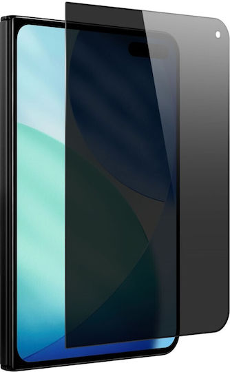 Apple iPhone Duo Northjo A+ Privacy Full Tempered Glass Secondary Screen Protector Black