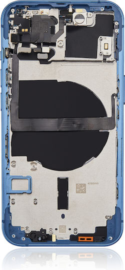 Backcover mit Kleinteilen für iPhone 13 US-Version, Aftermarket Plus, Blau