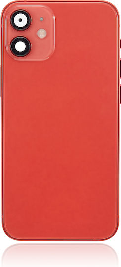 Back Housing W Small Parts Iphone 12 Mini Us Version Aftermarket Plus Red
