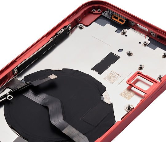 Rückseitiges Gehäuse mit Kleinteilen iPhone 12 US-Version Aftermarket Plus Rot